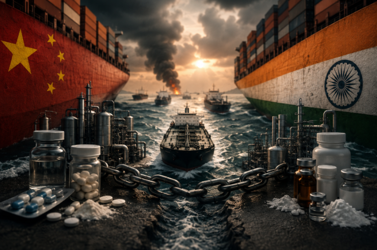 Iran War Pharma Shock: Why India’s API Dependence Hurts More Than China’s Biotech Lead