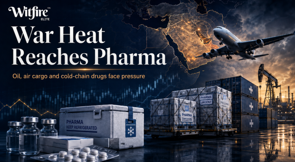 War Heat Reaches Pharma as Oil, Air Cargo and Cold-Chain Drugs Face Pressure